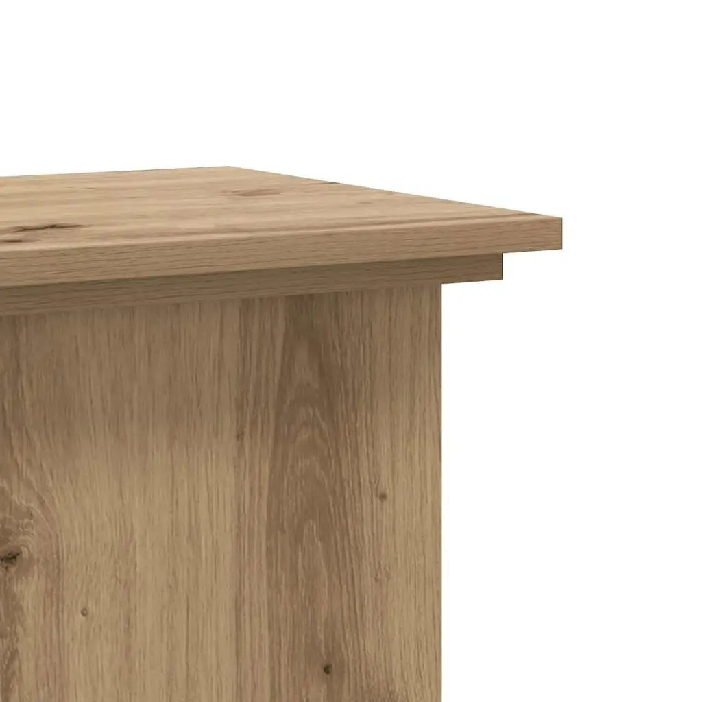 Tall Indoor Plant Stand Brown Engineered Wood 80cm x 33cm x 33cm Display for Flower Pots
