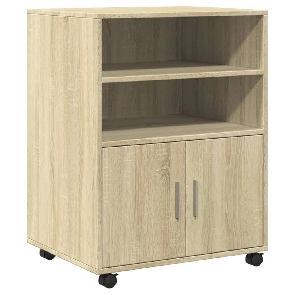 Rolling Cabinet with Enclosed Storage