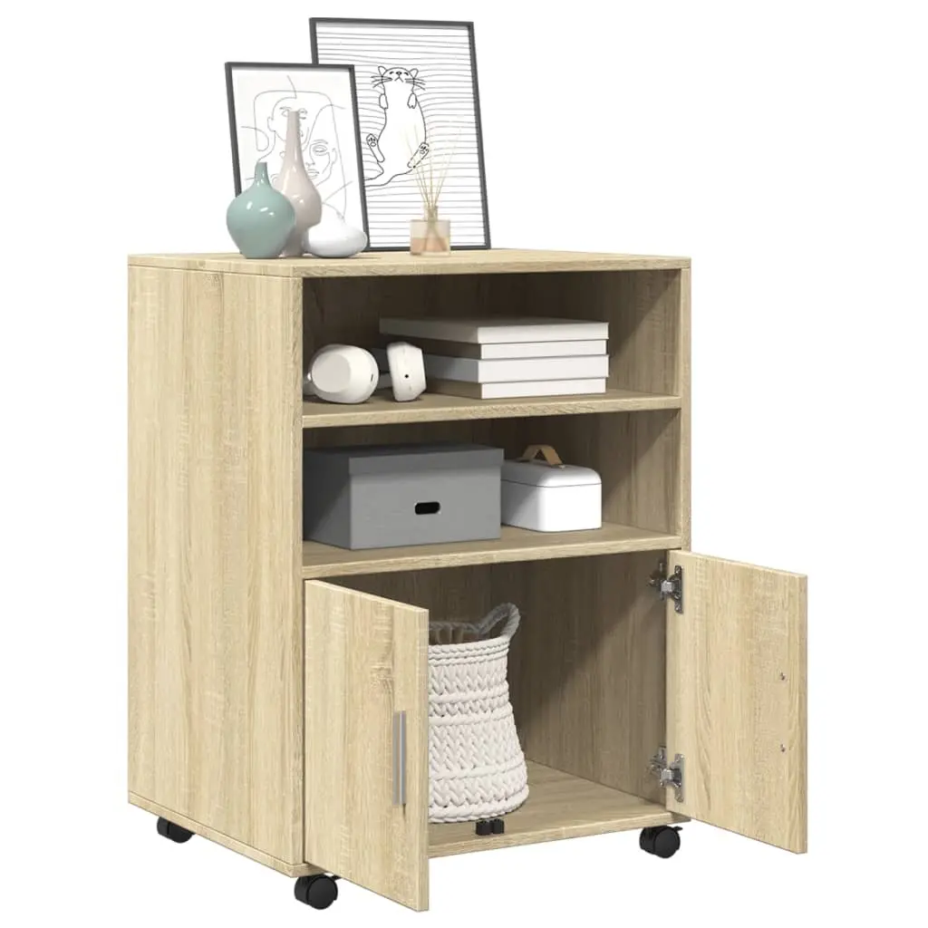 Rolling Cabinet with Enclosed Storage