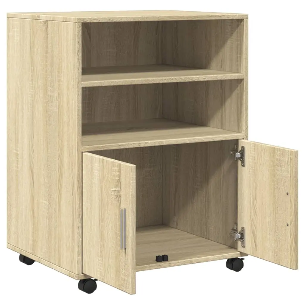 Rolling Cabinet with Enclosed Storage