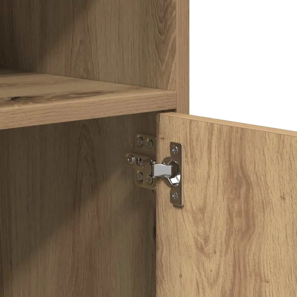 Rolling Cabinet Engineered Wood 60x48x81cm Brown