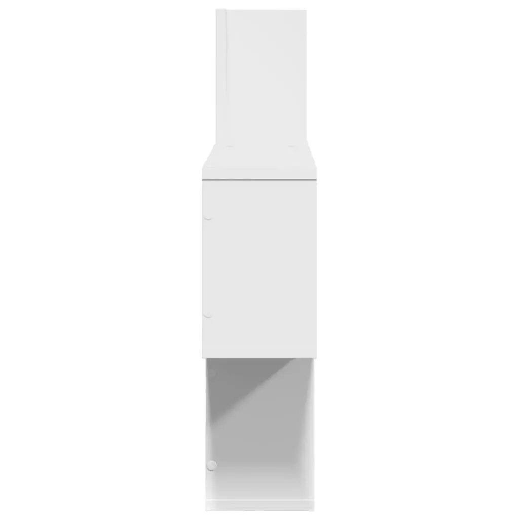 Wall Shelf Engineered Wood 100x15x70 cm White