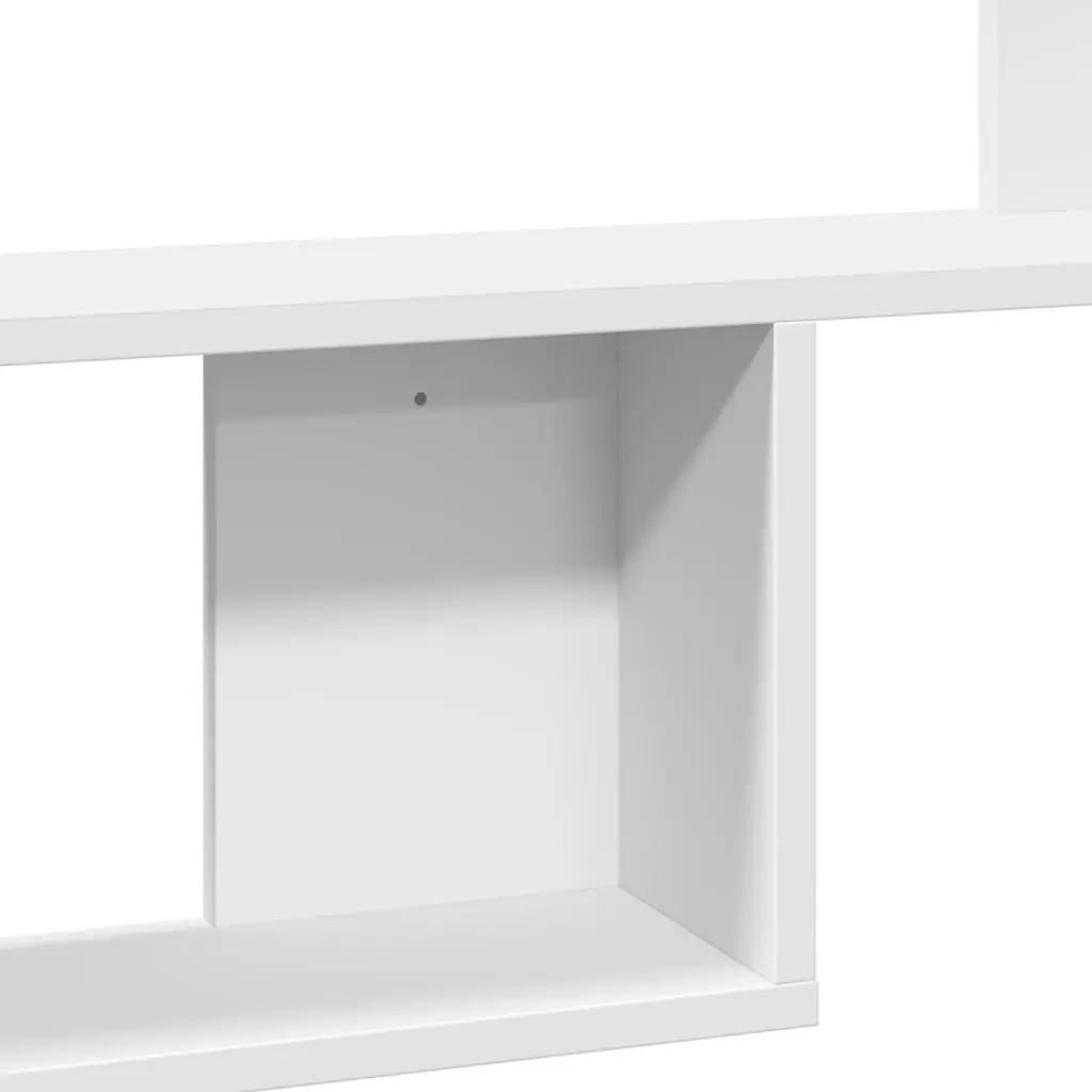 Wall Shelf Engineered Wood 100x15x70 cm White