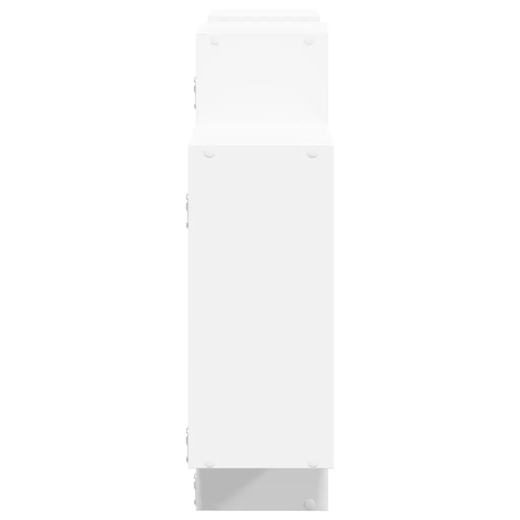 Engineered Wood Wall Shelf White 159x18x65 cm