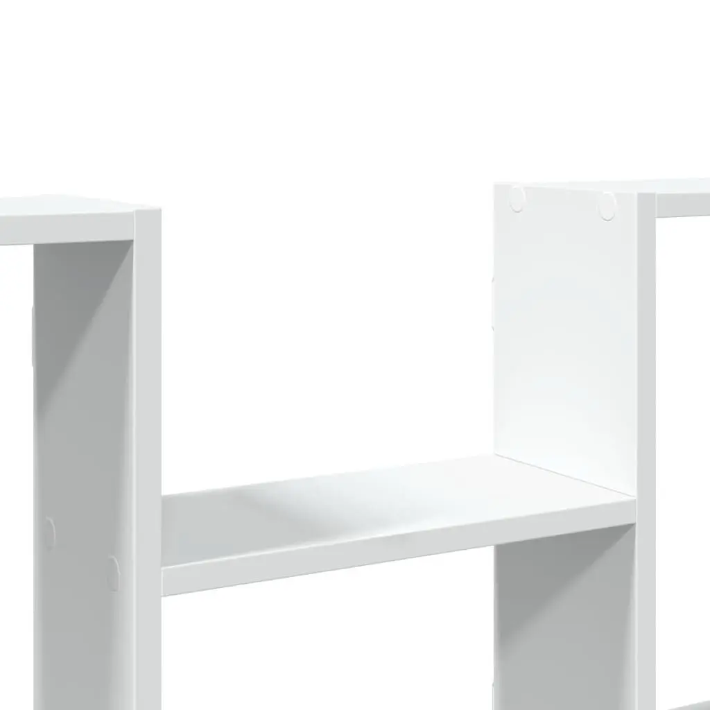 Wall Shelf White Floating Storage Display Organizer Engineered Wood 99x15x60cm