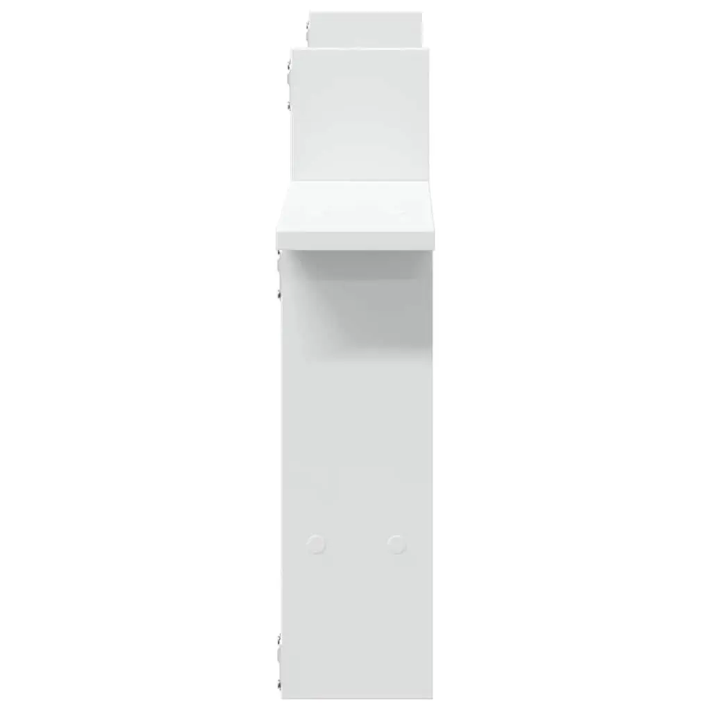 Floating Wall Shelves 2 pc White 50x12x50 cm for Display