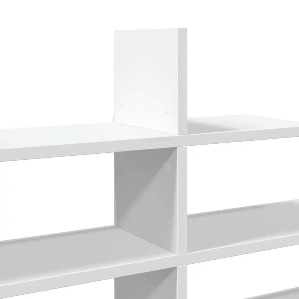 Floating Wall Shelf in White for Durable Storage