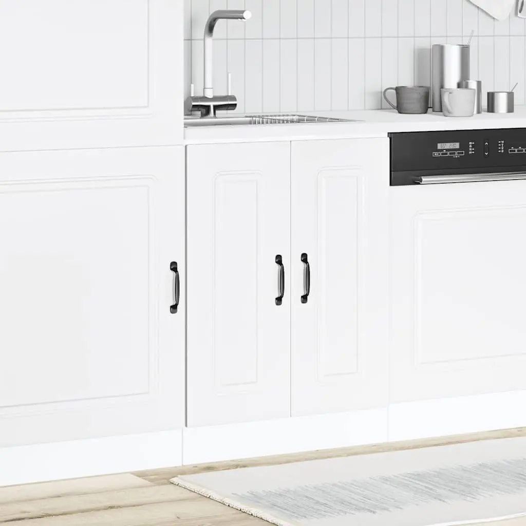 White Sink Base Cabinet for Kitchen Storage