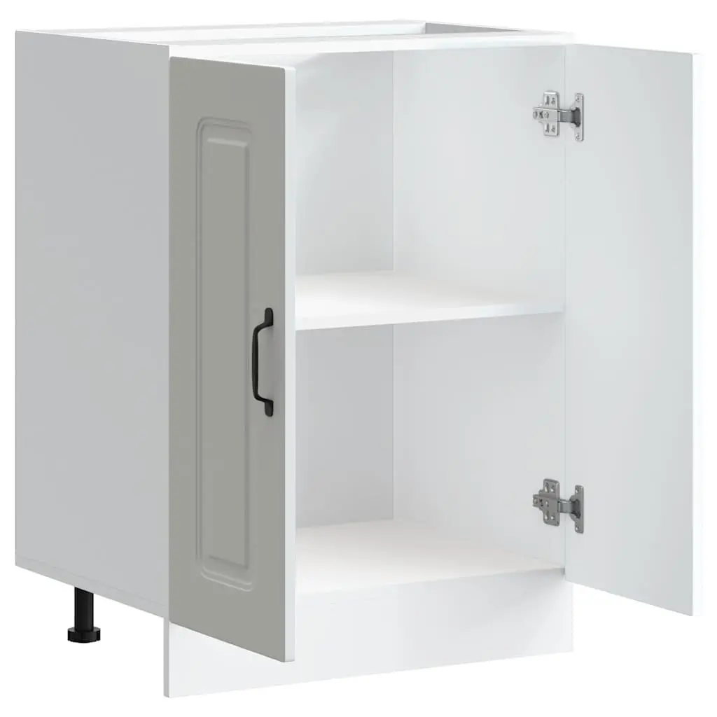 White Sink Base Cabinet for Kitchen Storage