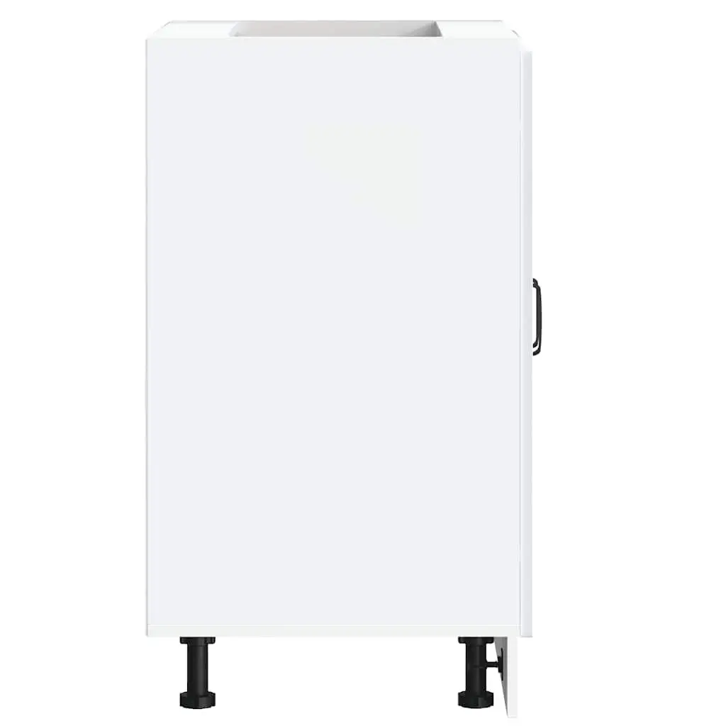 White Sink Base Cabinet for Kitchen Storage