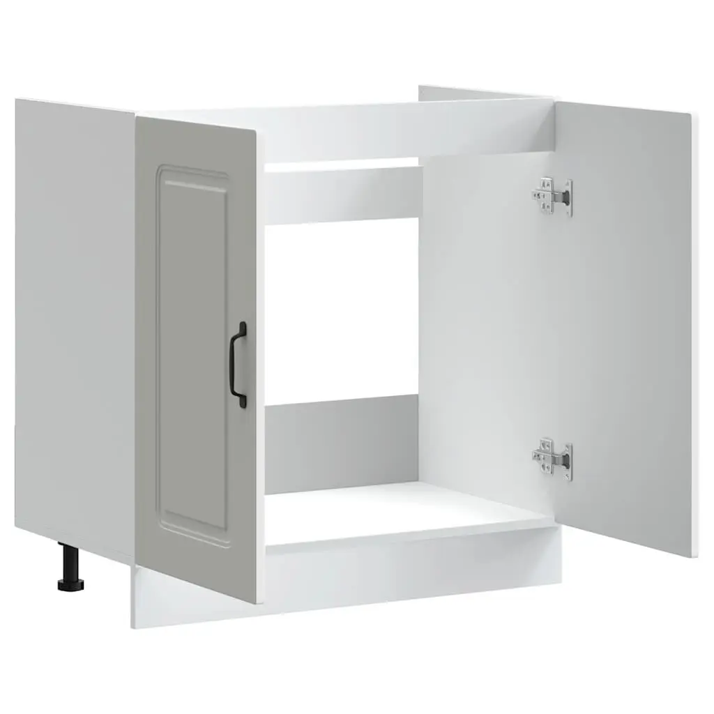 Engineered Wood Sink Base Cabinet for Kitchen Storage