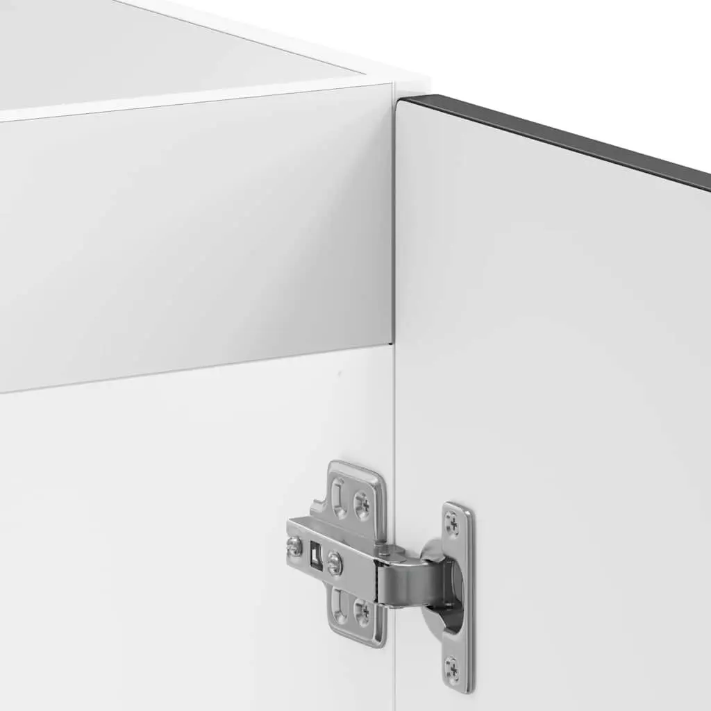 Black Sink Base Cabinet 80cm with Adjustable Feet