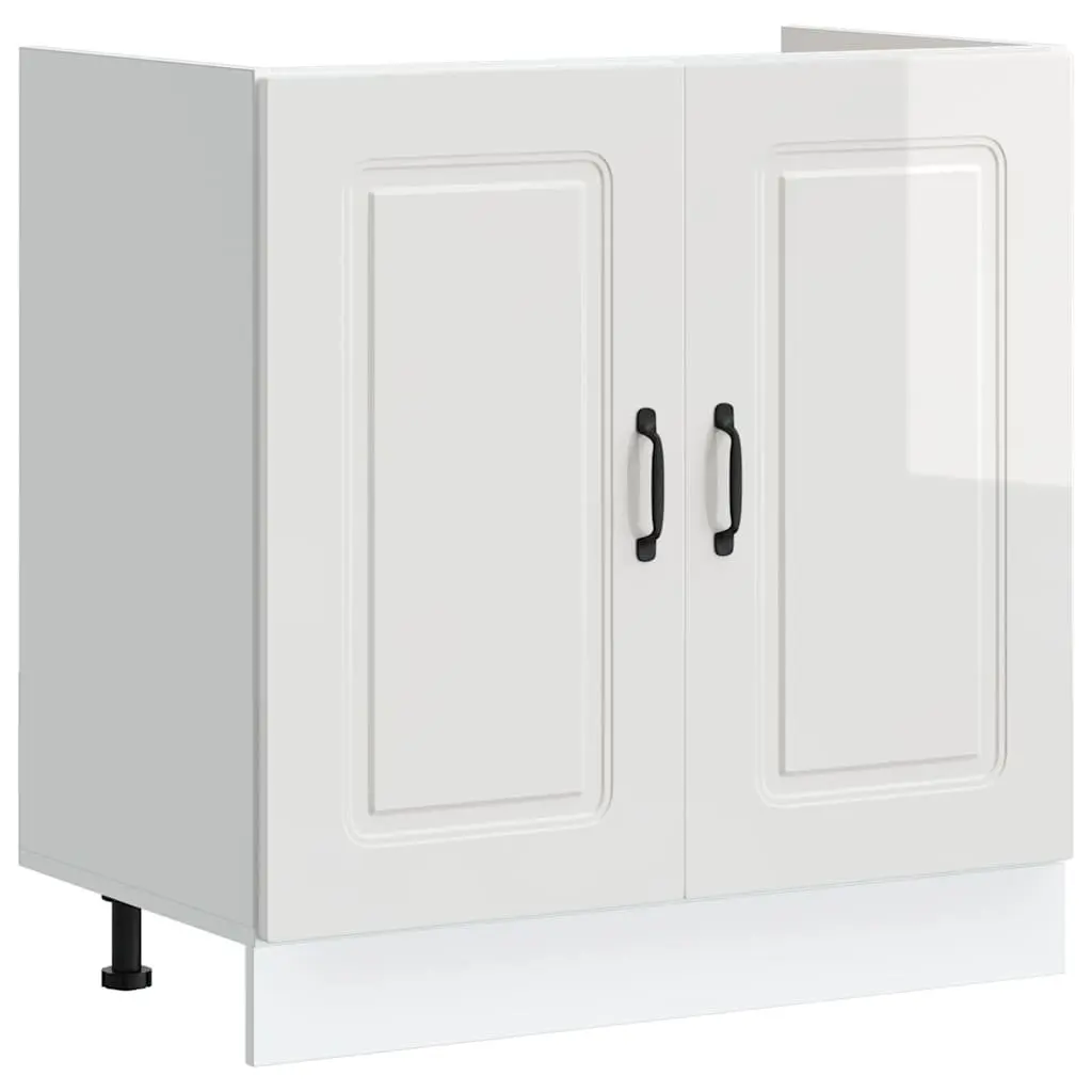 Engineered Wood Sink Base Cabinet for Kitchen Storage