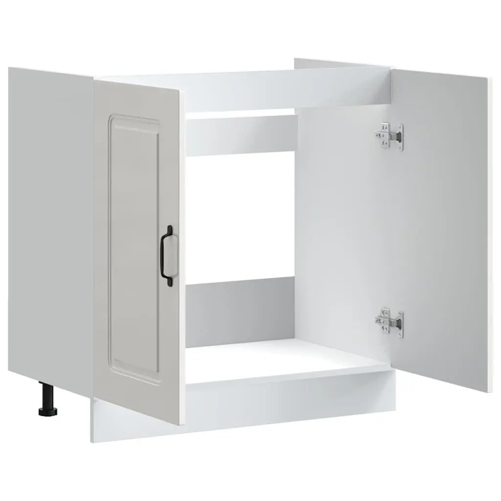 Engineered Wood Sink Base Cabinet for Kitchen Storage
