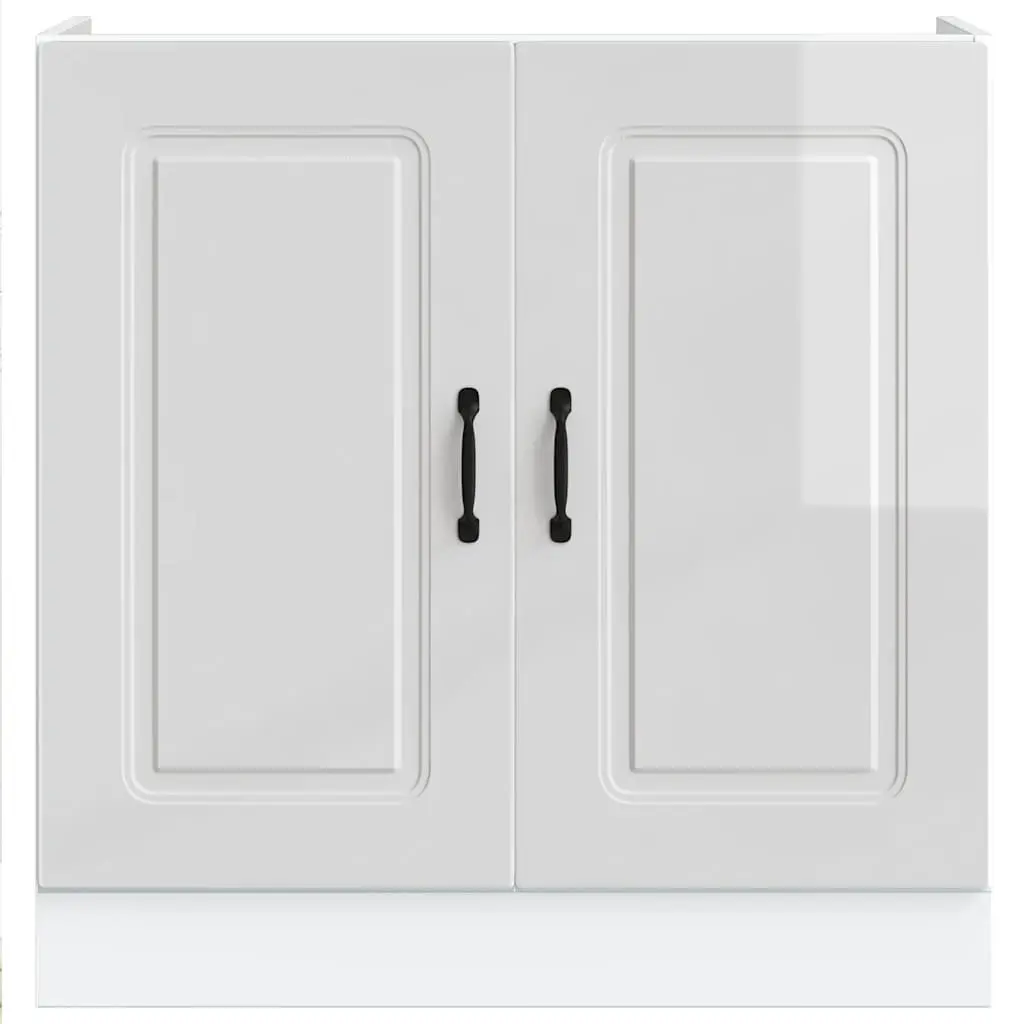 Engineered Wood Sink Base Cabinet for Kitchen Storage