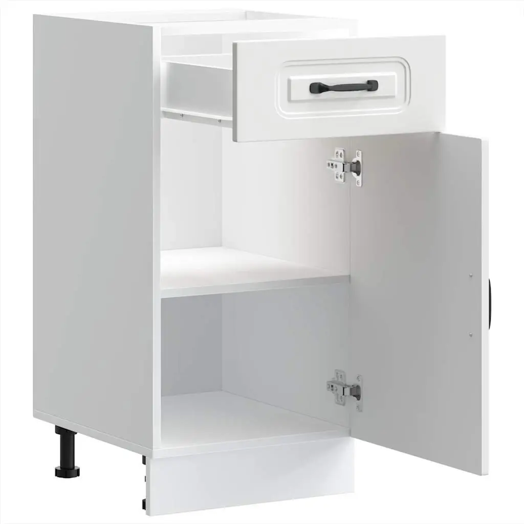 White Kitchen Base Cabinet for Storage