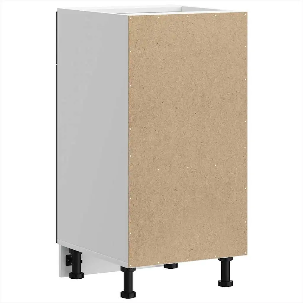 Black Engineered Wood Kitchen Base Cabinet