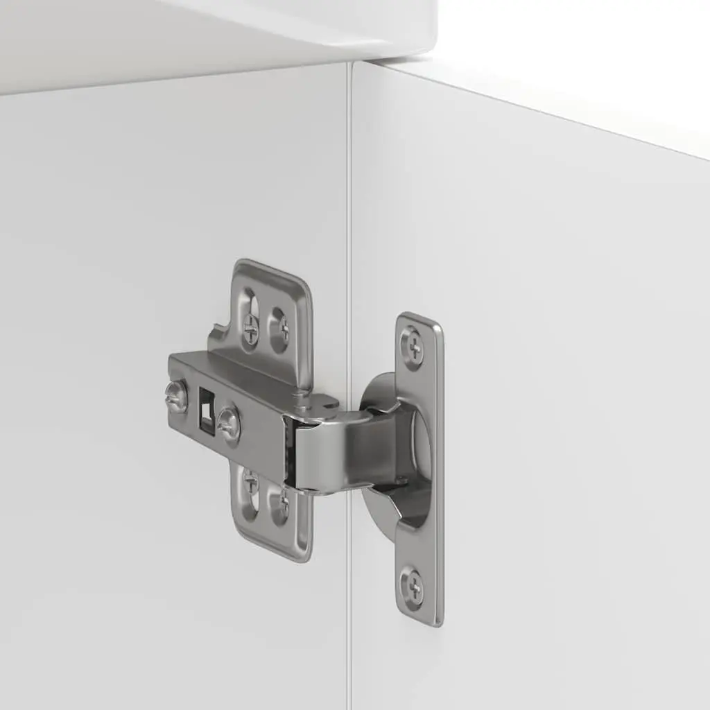 High Gloss White Engineered Wood Kitchen Base Cabinet