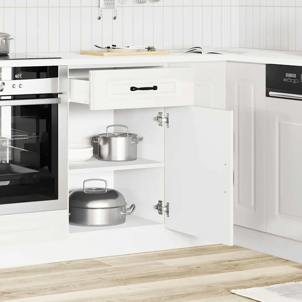 High Gloss White Kitchen Base Cabinet for Storage