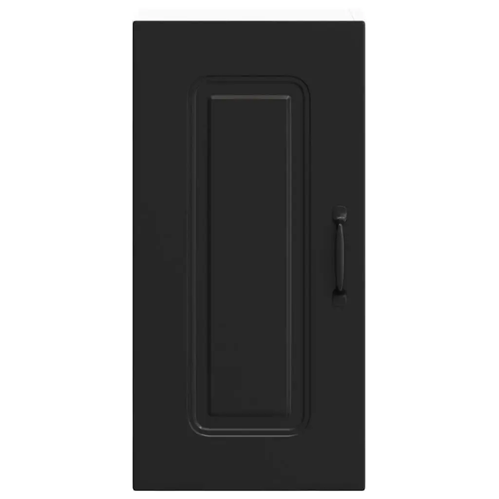 Black Engineered Wood Kitchen Wall Cabinet