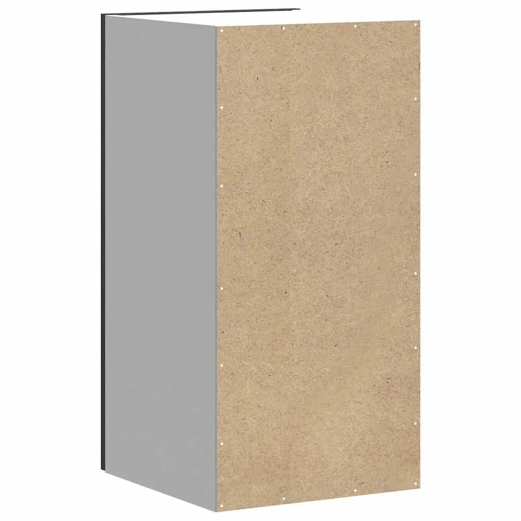 Black Engineered Wood Kitchen Wall Cabinet