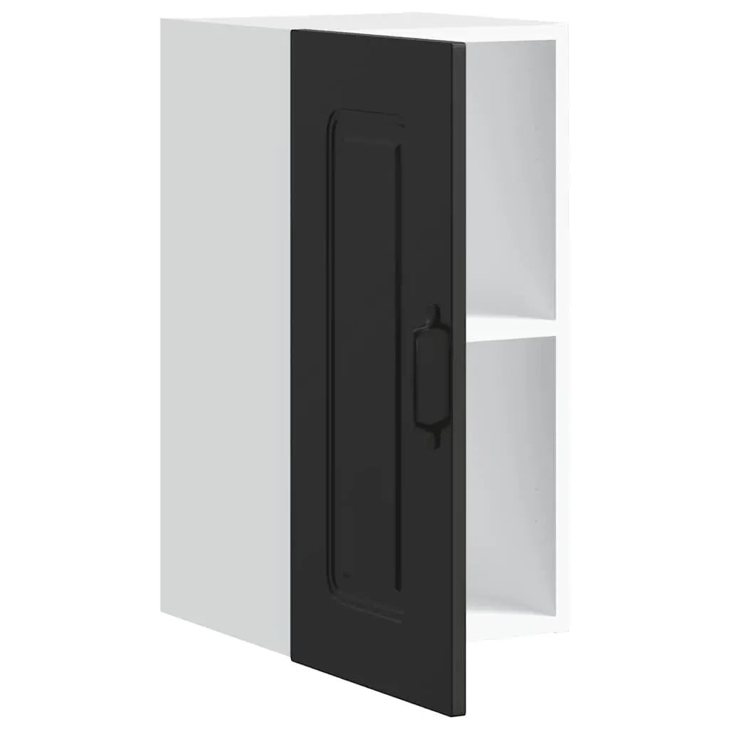 Black Engineered Wood Kitchen Wall Cabinet