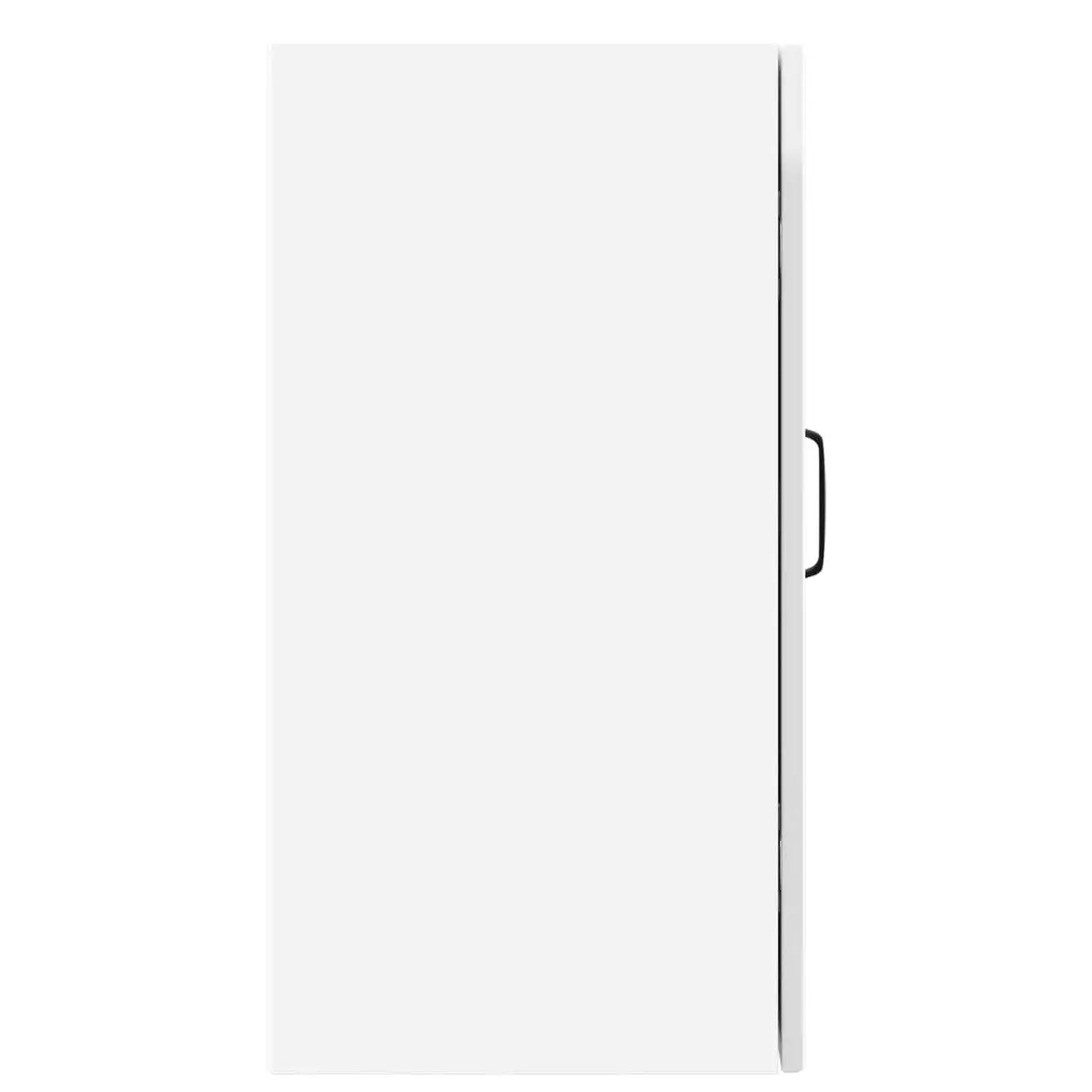 White High Gloss Storage Cupboard Door Engineered Wood Kitchen Wall Cabinet