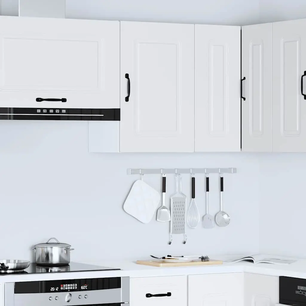 White Engineered Wood Wall Cabinet for Storage
