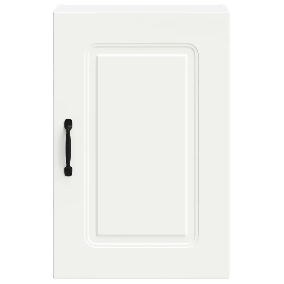 White Engineered Wood Wall Cabinet for Storage
