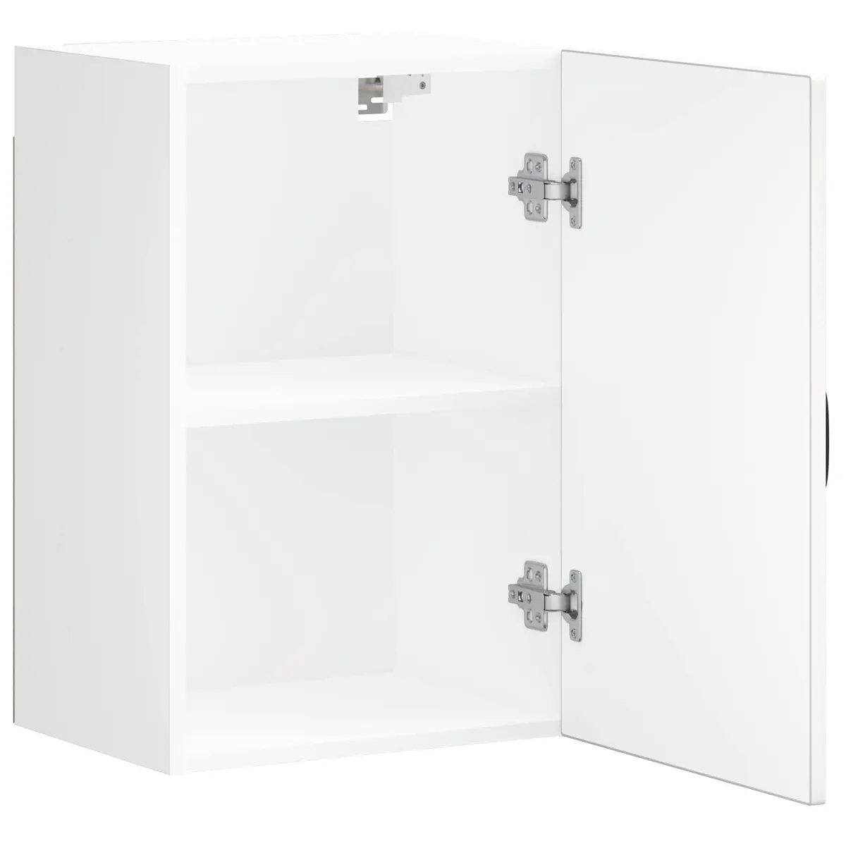 White Engineered Wood Wall Cabinet for Storage