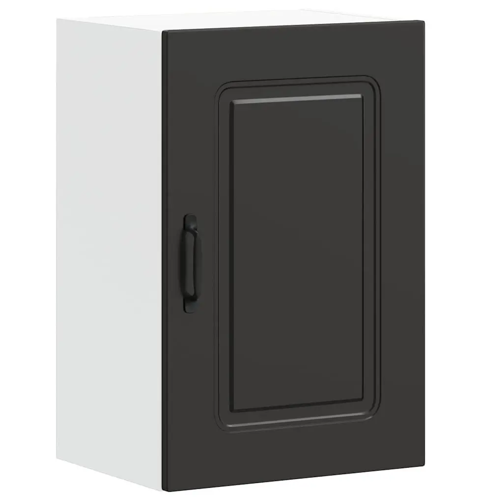 Black Engineered Wood Kitchen Wall Cabinet