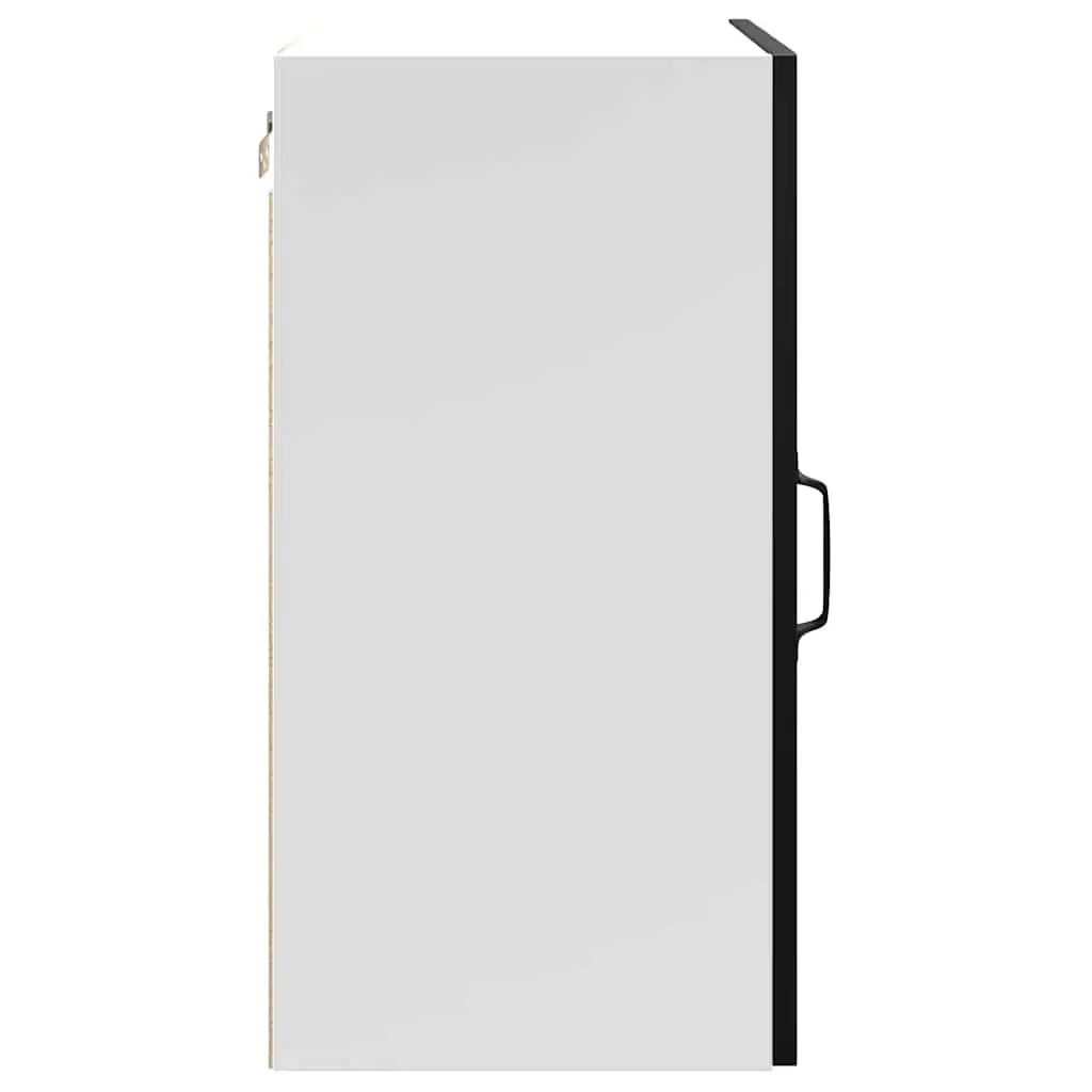 Black Engineered Wood Kitchen Wall Cabinet
