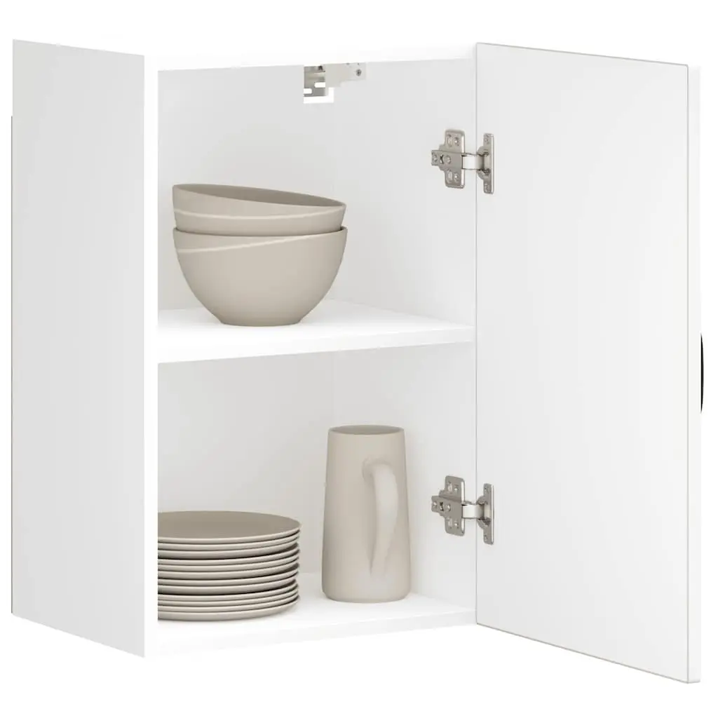 High Gloss White Kitchen Wall Cabinet with Organiser