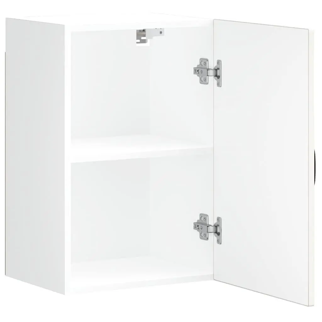 High Gloss White Kitchen Wall Cabinet with Organiser