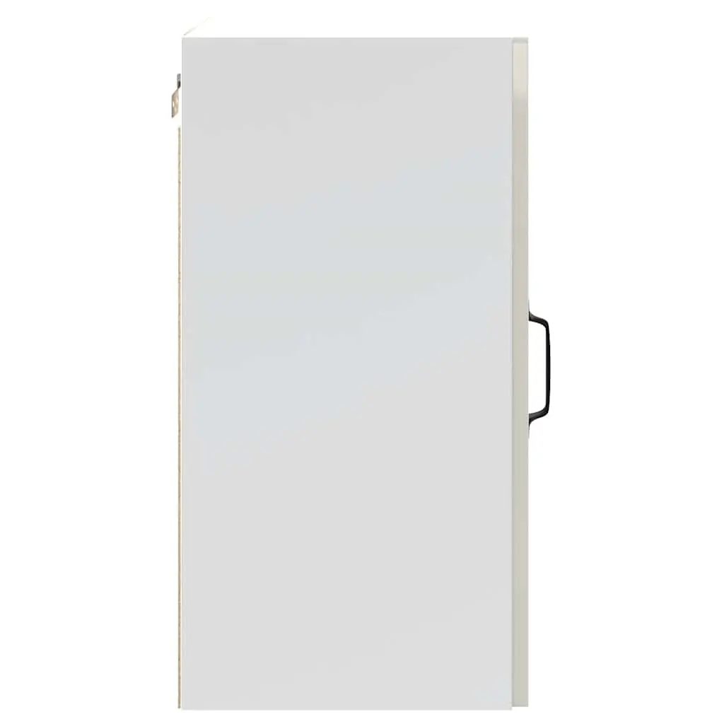 High Gloss White Kitchen Wall Cabinet with Organiser
