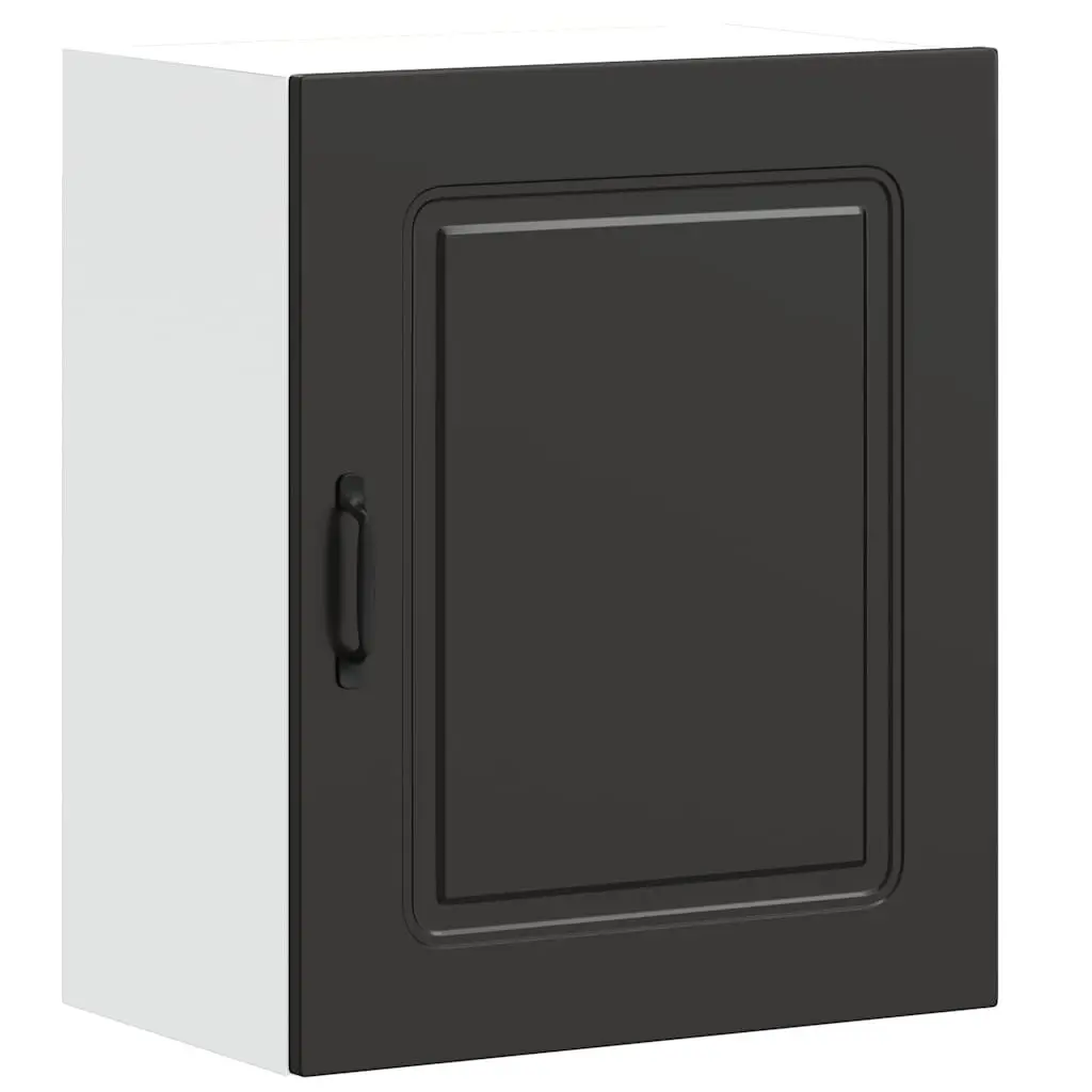 Black Engineered Wood Kitchen Wall Cabinet