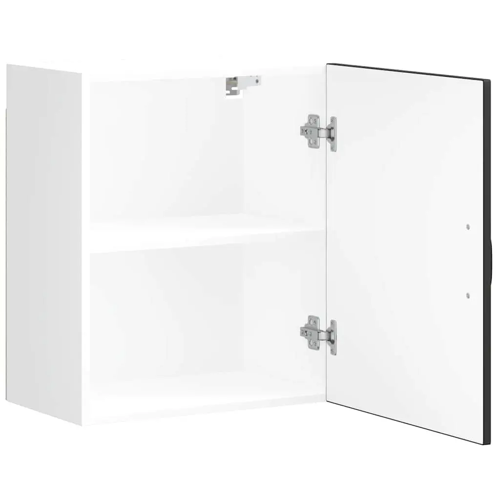 Black Engineered Wood Kitchen Wall Cabinet