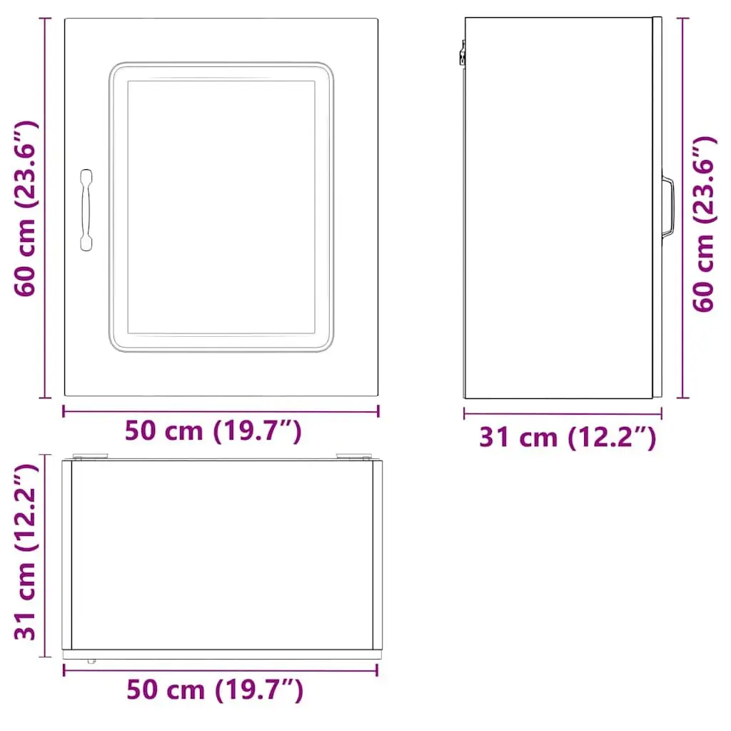 White Engineered Wood Kitchen Wall Cabinet