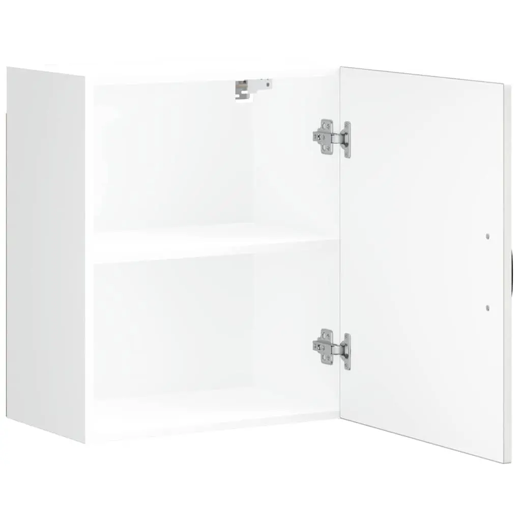 White Engineered Wood Kitchen Wall Cabinet