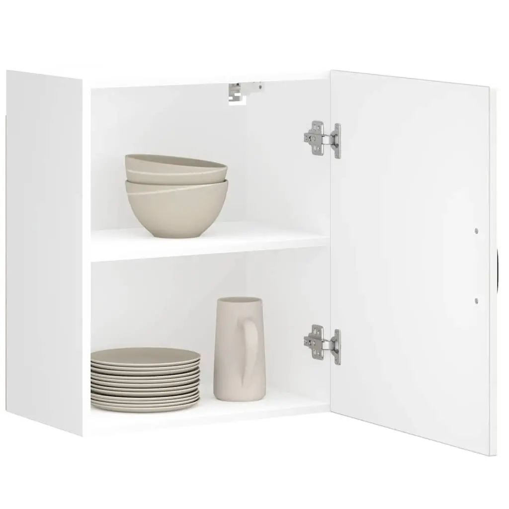 White Engineered Wood Kitchen Wall Cabinet
