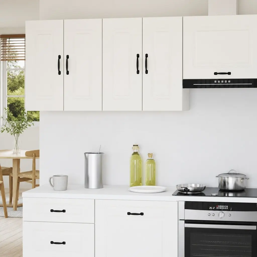White Engineered Wood Kitchen Wall Cabinet