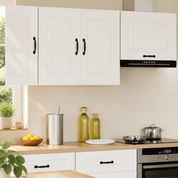 Durable White Engineered Wood Kitchen Wall Cabinet