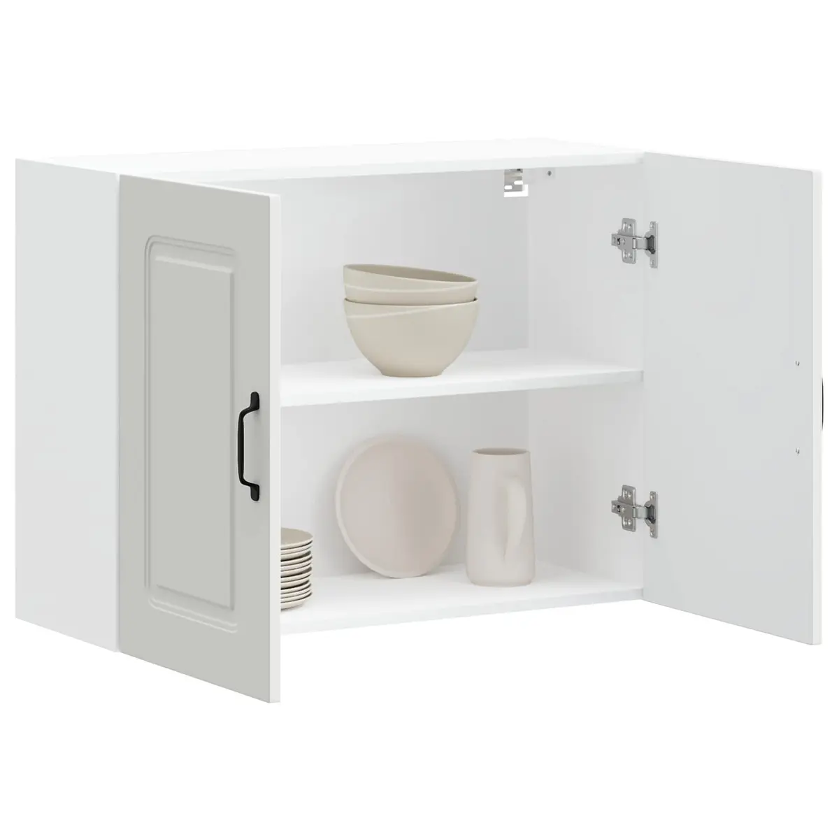 White Engineered Wood Kitchen Wall Cabinet