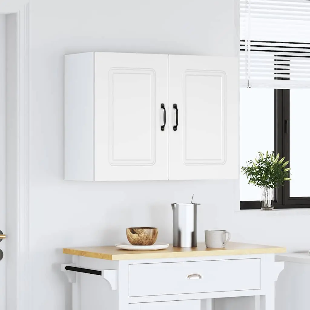 White Engineered Wood Kitchen Wall Cabinet