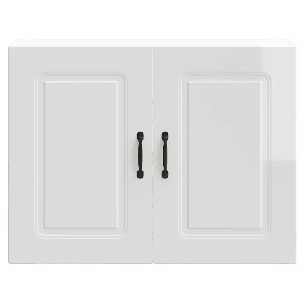 High Gloss White Wall Cabinet for Kitchen Storage