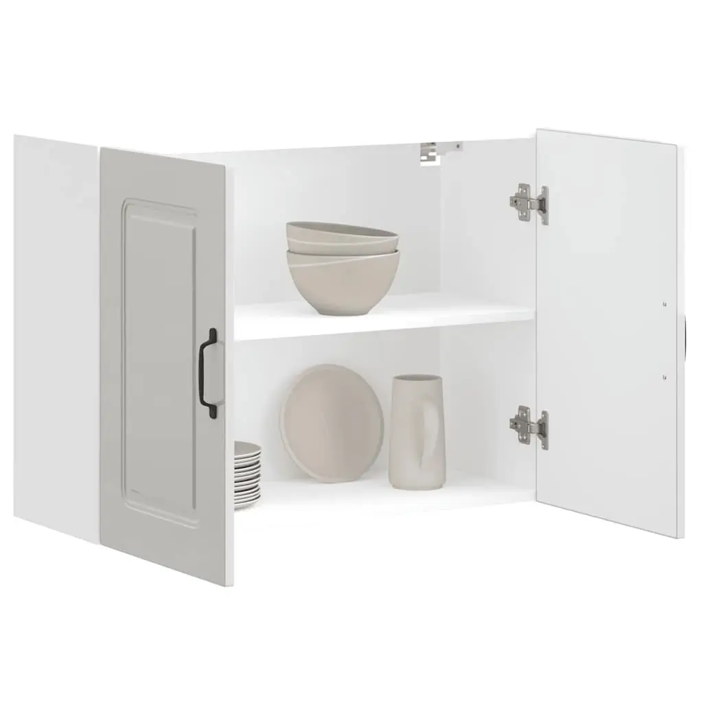 High Gloss White Wall Cabinet for Kitchen Storage