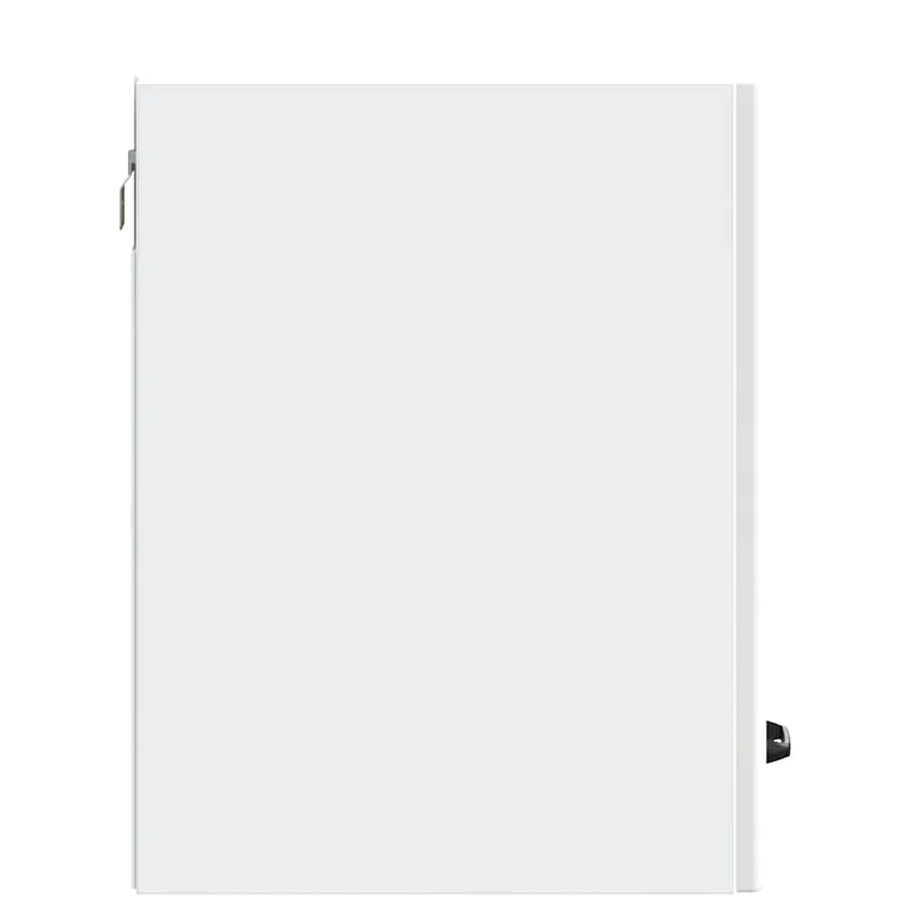 White Engineered Wood Wall Cabinet for Kitchen Storage
