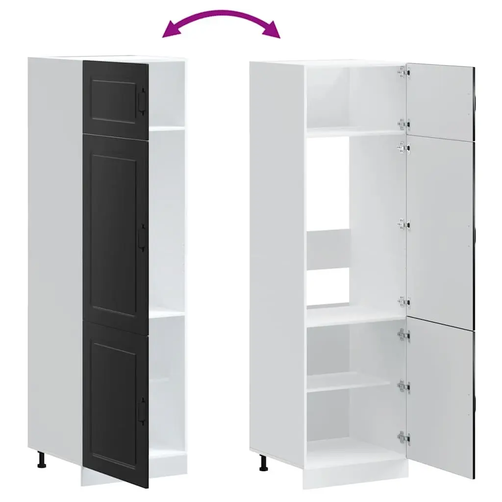 Black Storage Cabinet for Kitchen Needs