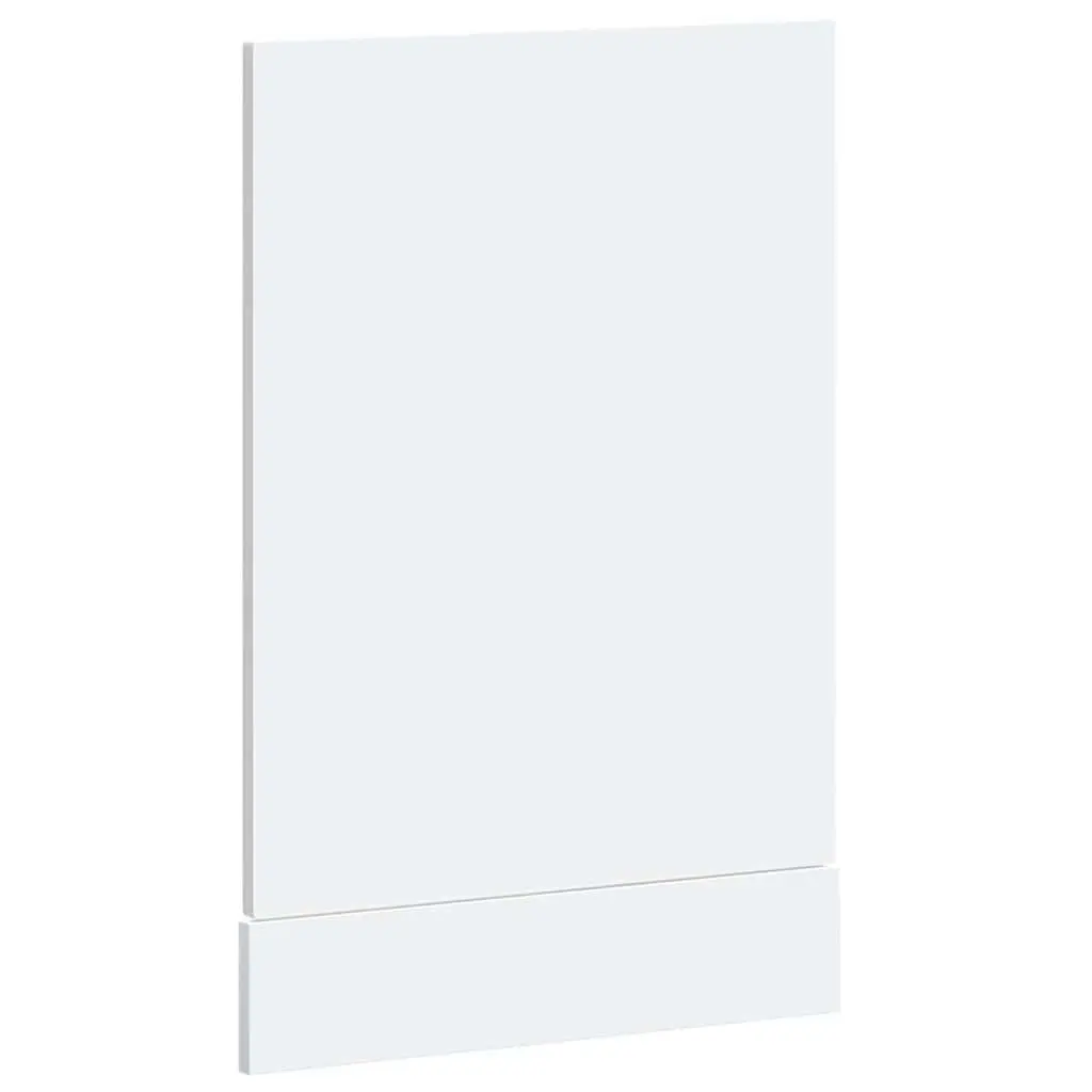 White Dishwasher Front Panel for Kitchen