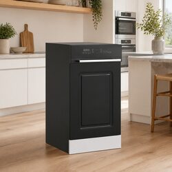 Sturdy Black Dishwasher Panel for Kitchen Appliances